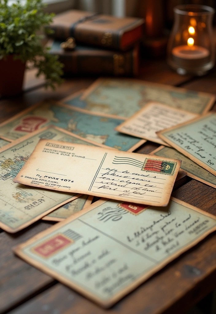 17 Unique Wedding Favors That Will Wow Your Guests (Don’t Miss #6!) - 11. Vintage Postcards