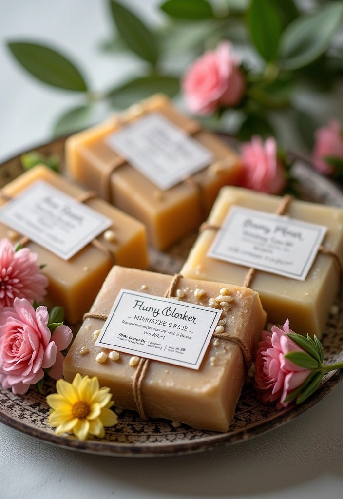 17 Unique Wedding Favors That Will Wow Your Guests (Don’t Miss #6!) - 13. Handmade Soaps