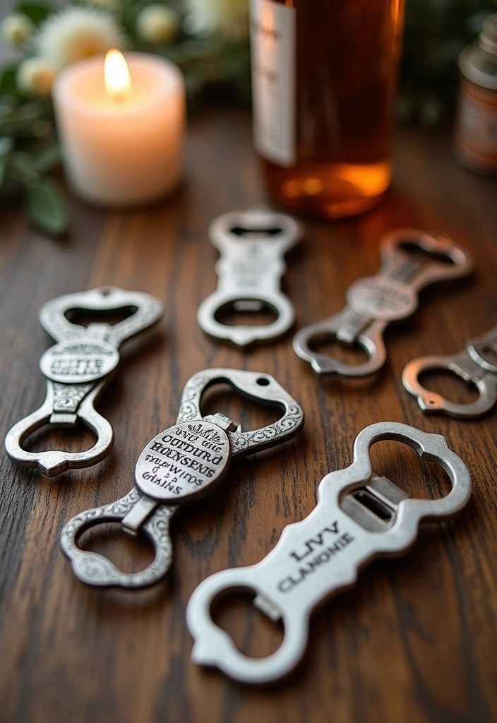 17 Unique Wedding Favors That Will Wow Your Guests (Don’t Miss #6!) - 17. Unique Bottle Openers