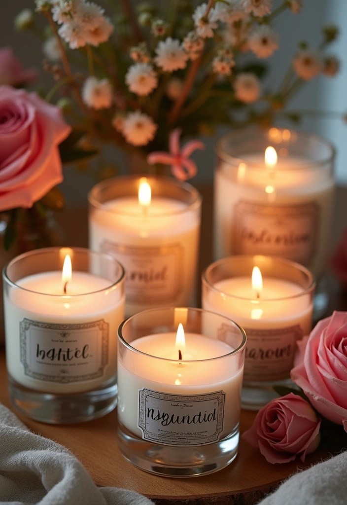 17 Unique Wedding Favors That Will Wow Your Guests (Don’t Miss #6!) - 2. Customized Candles