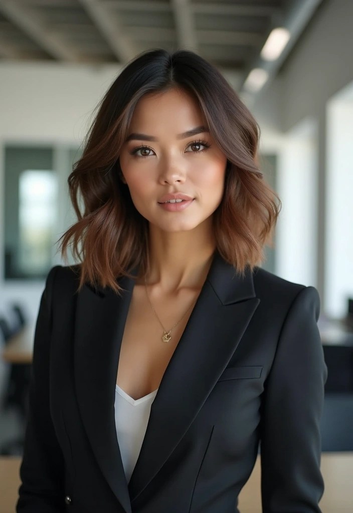 18 Beachy Wavy Hairstyles for a Laid-Back Spring Vibe (You’ll Love #3!) - 13. Sleek Wavy Bob