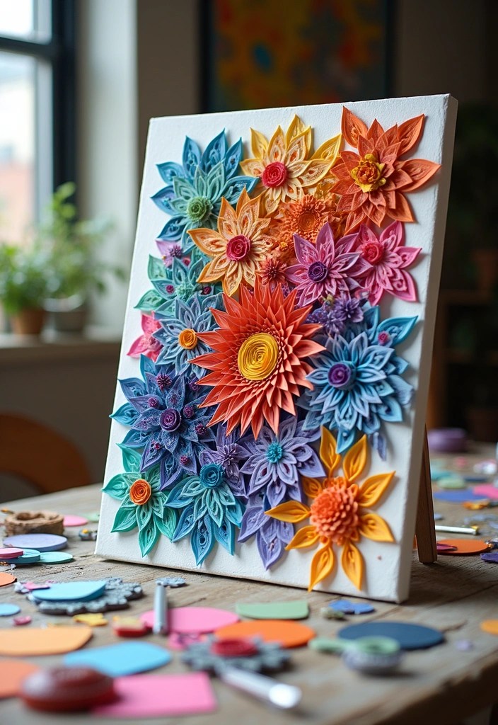 18 Beautiful Paper Crafts for Adults That'll Help You Unwind (Get Your Crafting Supplies Ready!) - 14. Charming Paper Mosaics