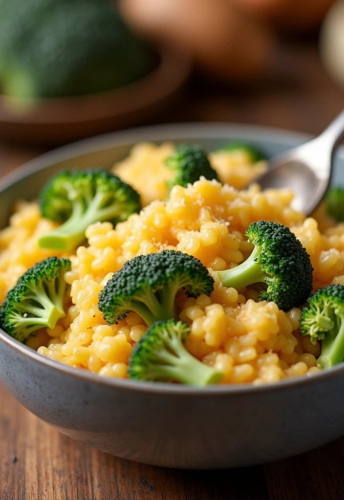 18 One-Pot Dinner Recipes That Will Change Your Life (Goodbye, Dishes!) - 10. One-Pot Cheesy Broccoli and Rice