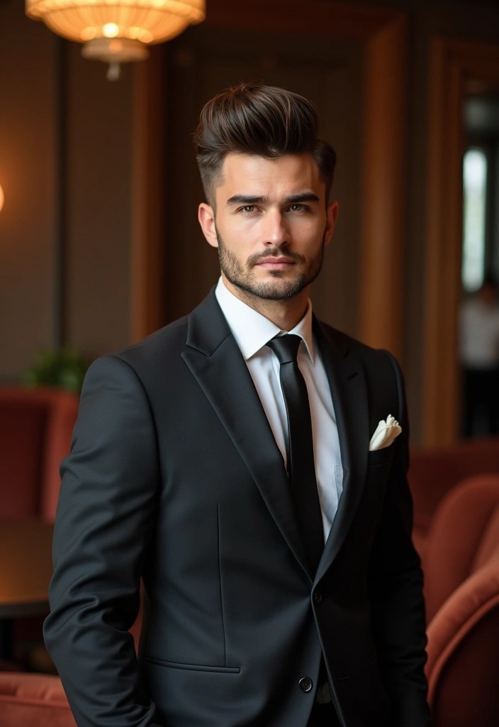 18 Short Hairstyles for Men That Are Effortlessly Cool (You’ll Love #6!) - 8. The Pompadour