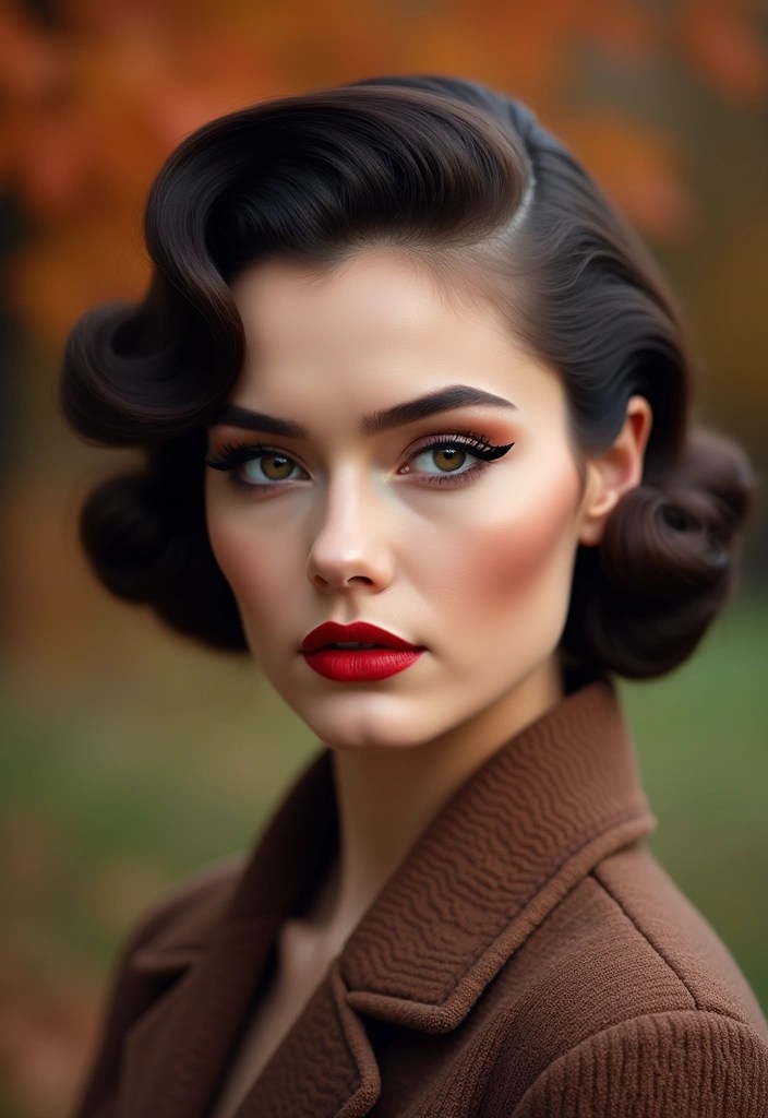19 Fall Makeup Trends You’ll Be Obsessed With This Season! - 17. Vintage-Inspired Makeup