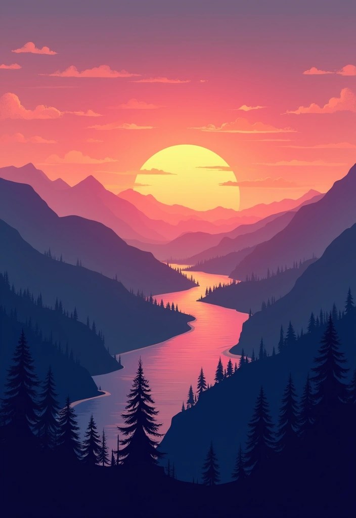19 Jaw-Dropping Vector Illustrations You Need to See to Believe (#8 Is Pure Genius!) - 3. Nature and Landscapes