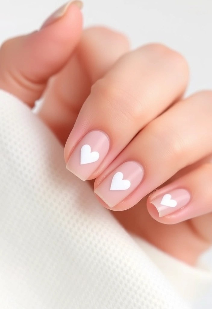 20 Stunning Valentine's Day Nails That’ll Make You Fall in Love (You Won't Believe #10!) - 19. Minimalist Love