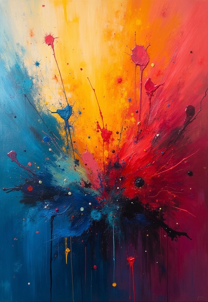 21 Color Psychology Tips Every Artist Must Know (Unlock the Emotions in Your Art!) - 17. Color and Mood in Abstract Art