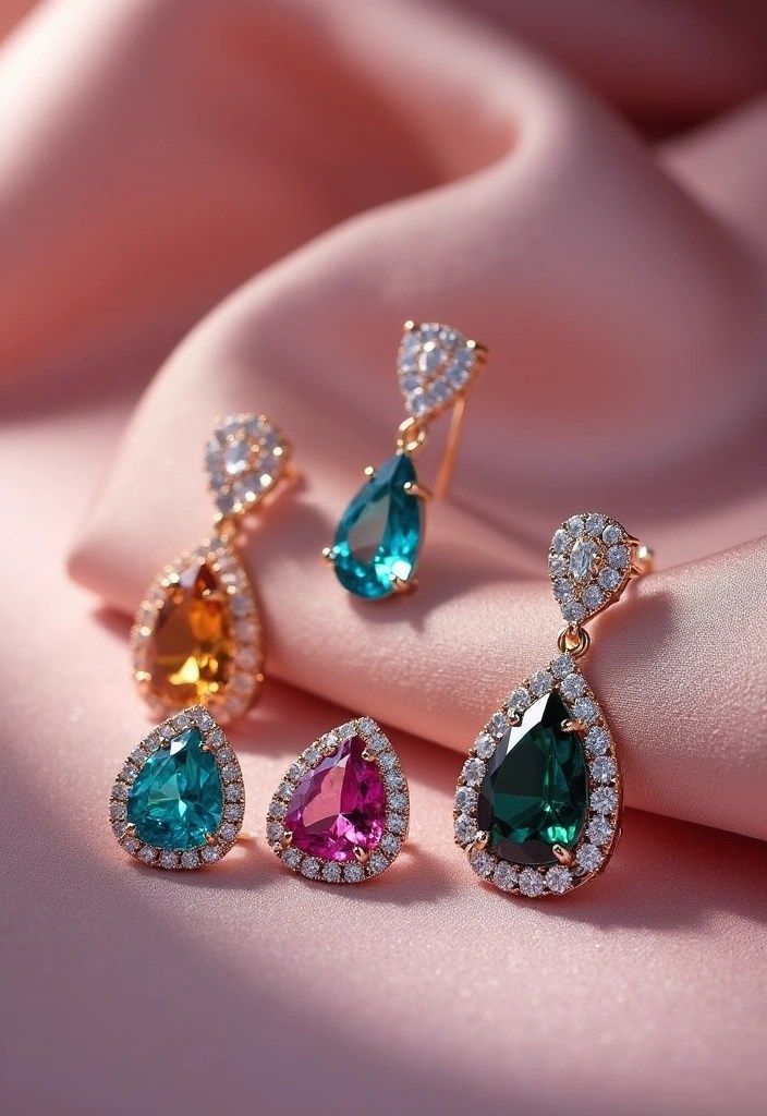 21 Earring Trends You’ll Wish You Knew About Sooner (Wait Until You See #9!) - 11. Gemstone Accents