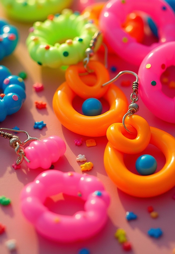 21 Earring Trends You’ll Wish You Knew About Sooner (Wait Until You See #9!) - 19. Neon Colors