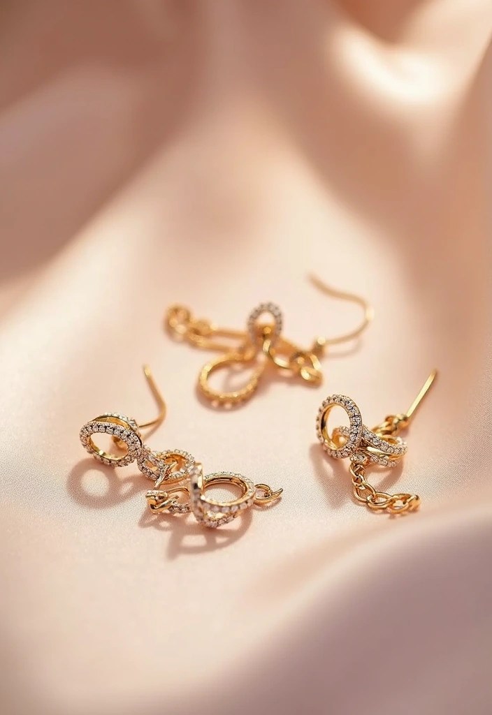 21 Earring Trends You’ll Wish You Knew About Sooner (Wait Until You See #9!) - 20. Dainty Chain Earrings