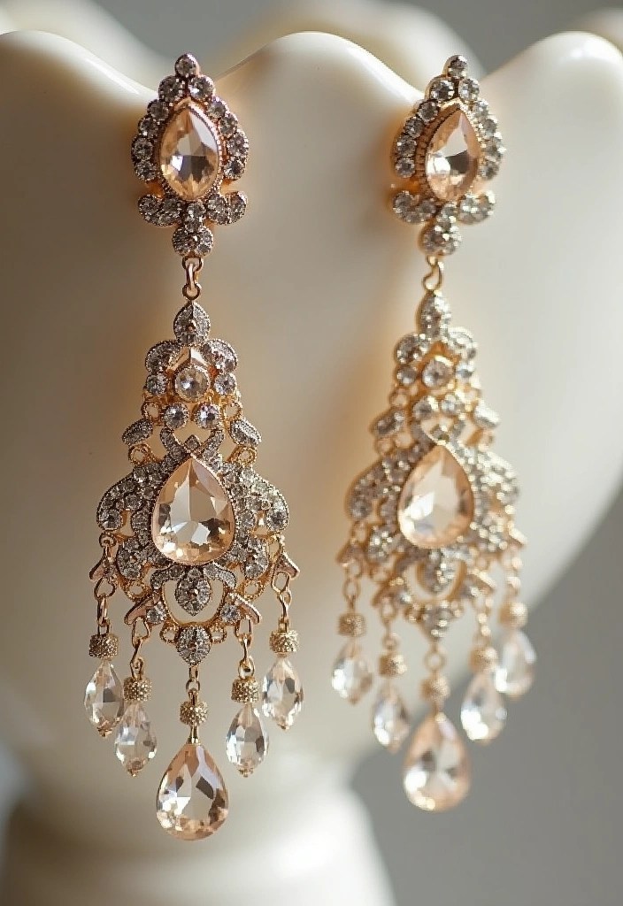 21 Earring Trends You’ll Wish You Knew About Sooner (Wait Until You See #9!) - 3. Vintage-Inspired Chandelier Earrings
