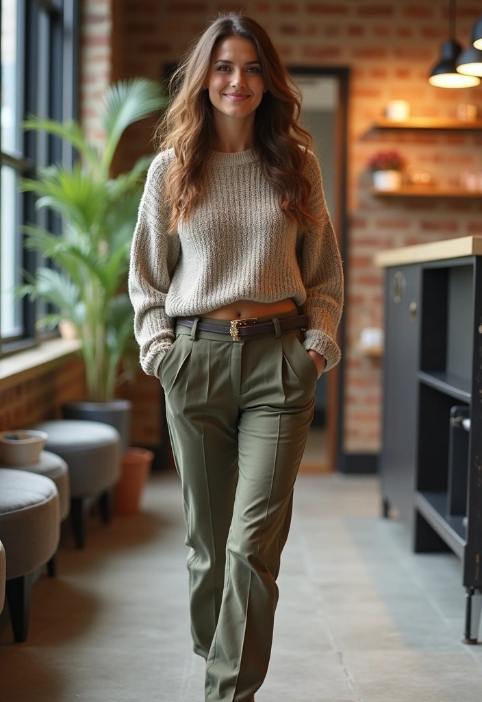 21 Professional Winter Work Outfits That'll Make You the Office Style Star! - 19. Embrace Oversized Styles