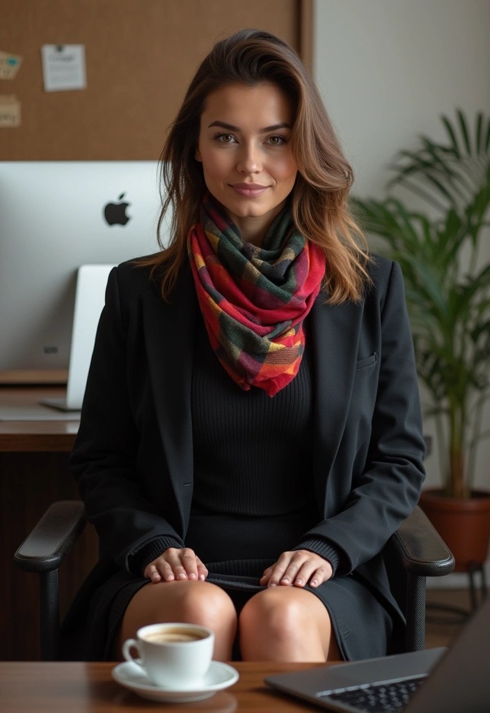 21 Professional Winter Work Outfits That'll Make You the Office Style Star! - 2. Sweater Dress Elegance