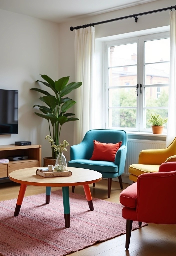 21 Stunning DIY Living Room Ideas That Will Transform Your Space on a Budget! - 14. Paint-Dipped Furniture