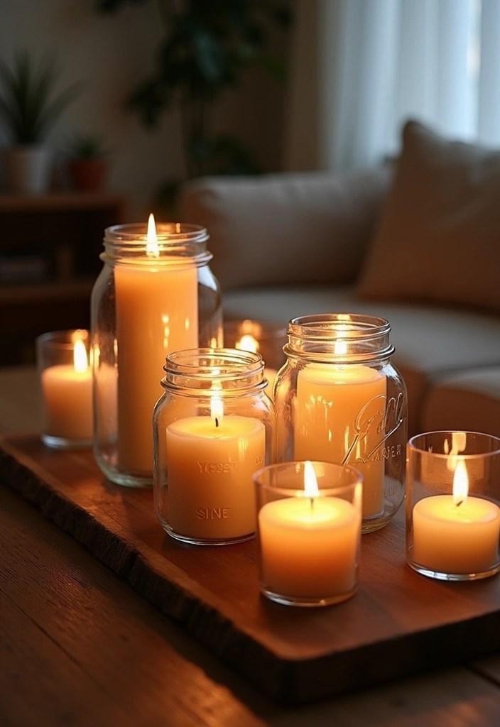 21 Stunning DIY Living Room Ideas That Will Transform Your Space on a Budget! - 16. DIY Candle Holders