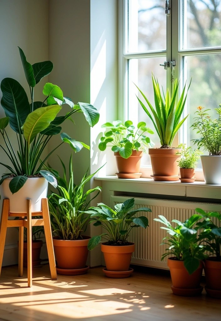 21 Stunning DIY Living Room Ideas That Will Transform Your Space on a Budget! - 3. Statement Plant Corner