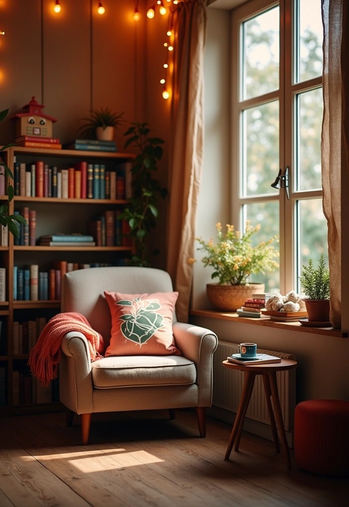 21 Stunning DIY Living Room Ideas That Will Transform Your Space on a Budget! - 4. Cozy Reading Nook