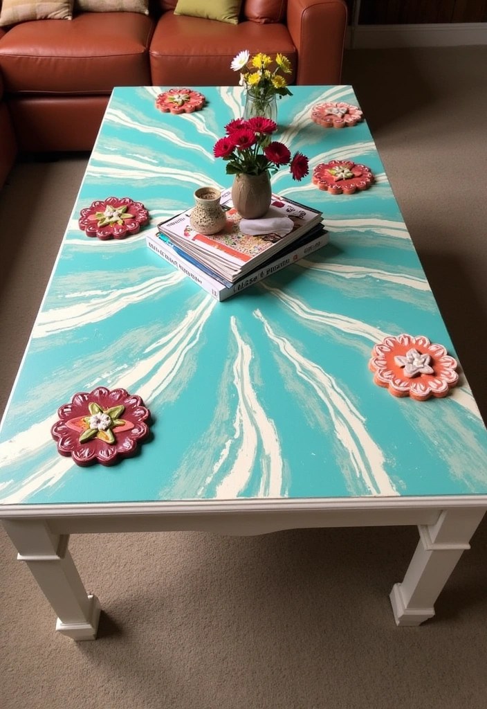 21 Stunning DIY Living Room Ideas That Will Transform Your Space on a Budget! - 8. Customized Coffee Table