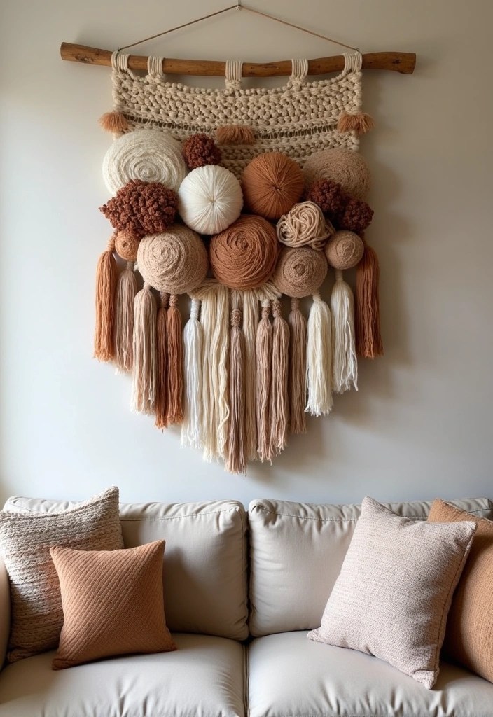 21 Stunning DIY Wall Art Projects That'll Elevate Your Home Aesthetic (You’ll Want to Try #12!) - 12. Woven Wall Art