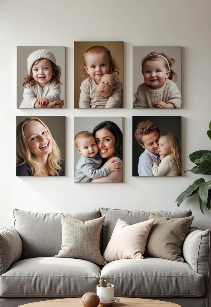 21 Stunning DIY Wall Art Projects That'll Elevate Your Home Aesthetic (You’ll Want to Try #12!) - 18. DIY Canvas Prints