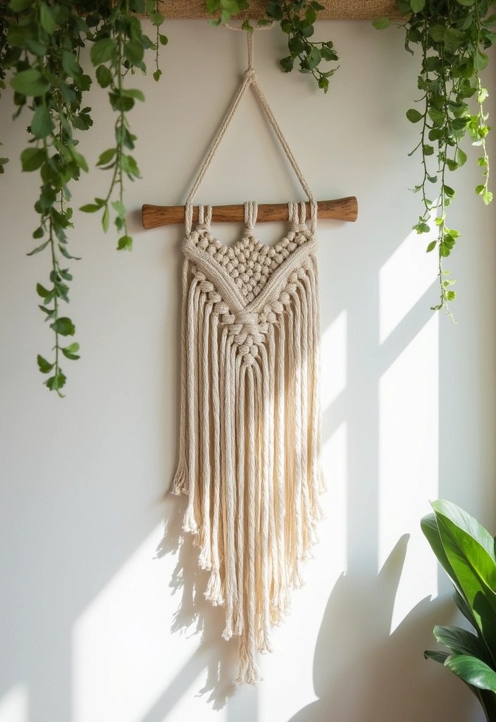 21 Stunning DIY Wall Art Projects That'll Elevate Your Home Aesthetic (You’ll Want to Try #12!) - 3. Macramé Wall Hangings