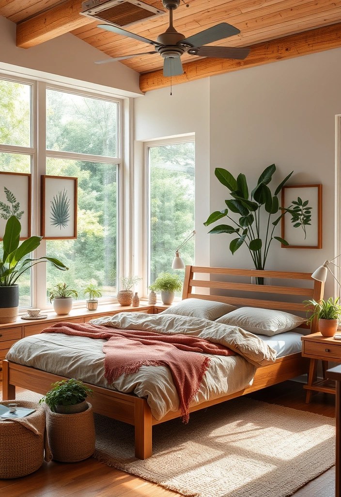 21 Stunning Modern Bedroom Designs That Will Transform Your Space (You Won't Believe #15!) - 19. Nature-Inspired Retreat