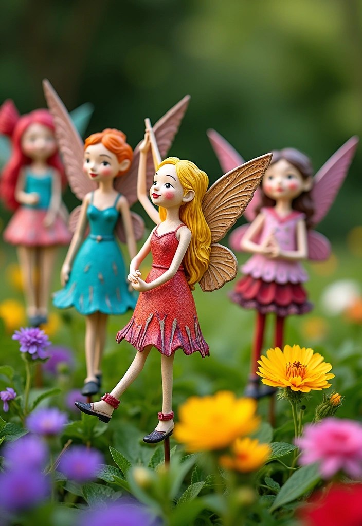 22 Charming DIY Garden Decor Projects That'll Make Your Outdoors Shine! - 1. Whimsical Garden Stakes