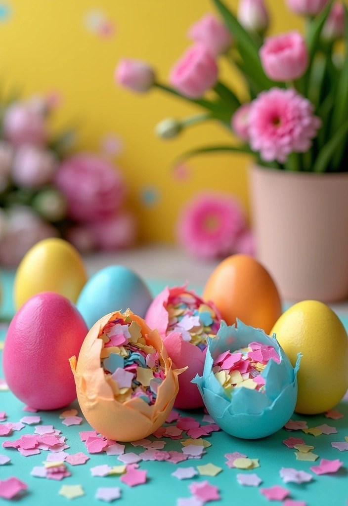 22 Creative Easter Egg Decor Ideas That Will Blow Your Mind (You’ll Want to Try #11!) - 19. Confetti Eggs