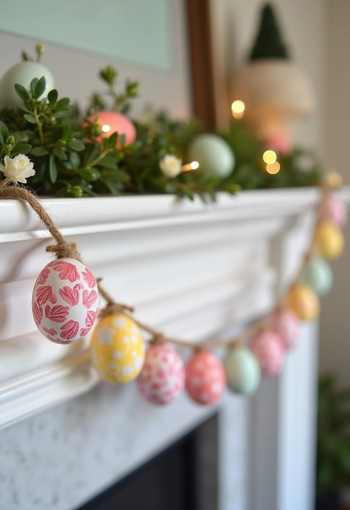 22 Creative Easter Egg Decor Ideas That Will Blow Your Mind (You’ll Want to Try #11!) - 20. Egg Garland