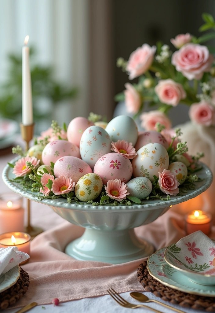 22 Creative Easter Egg Decor Ideas That Will Blow Your Mind (You’ll Want to Try #11!) - 22. Egg Centerpieces