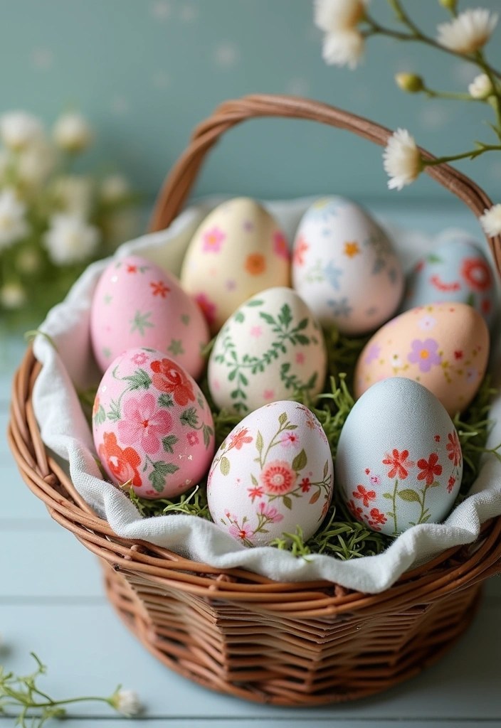 22 Creative Easter Egg Decor Ideas That Will Blow Your Mind (You’ll Want to Try #11!) - 6. Fabric Covered Eggs