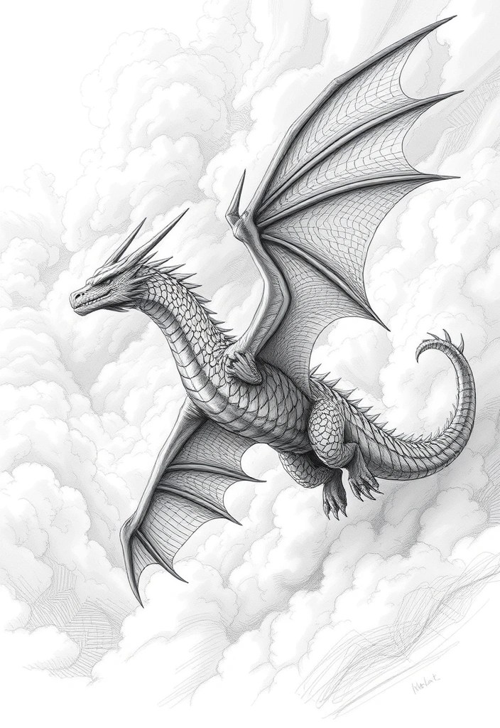 25 Mind-Blowing Drawing Ideas for Beginners That'll Ignite Your Creativity! - 11. Mythical Beasts