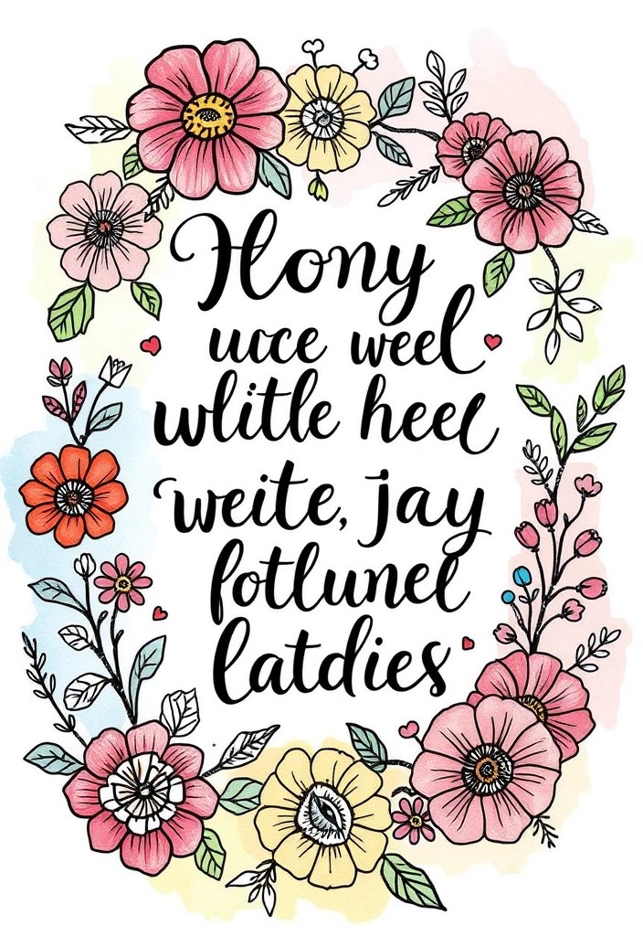 25 Mind-Blowing Drawing Ideas for Beginners That'll Ignite Your Creativity! - 14. Inspirational Quotes