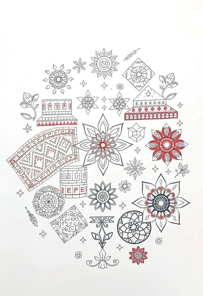 25 Mind-Blowing Drawing Ideas for Beginners That'll Ignite Your Creativity! - 18. Cultural Art