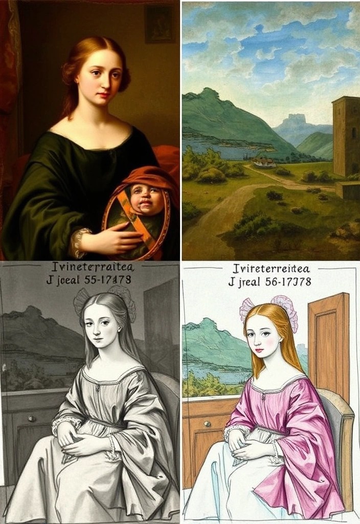 25 Mind-Blowing Drawing Ideas for Beginners That'll Ignite Your Creativity! - 20. Old Master Reinterpretations