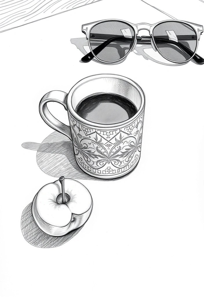 25 Mind-Blowing Drawing Ideas for Beginners That'll Ignite Your Creativity! - 3. Everyday Objects