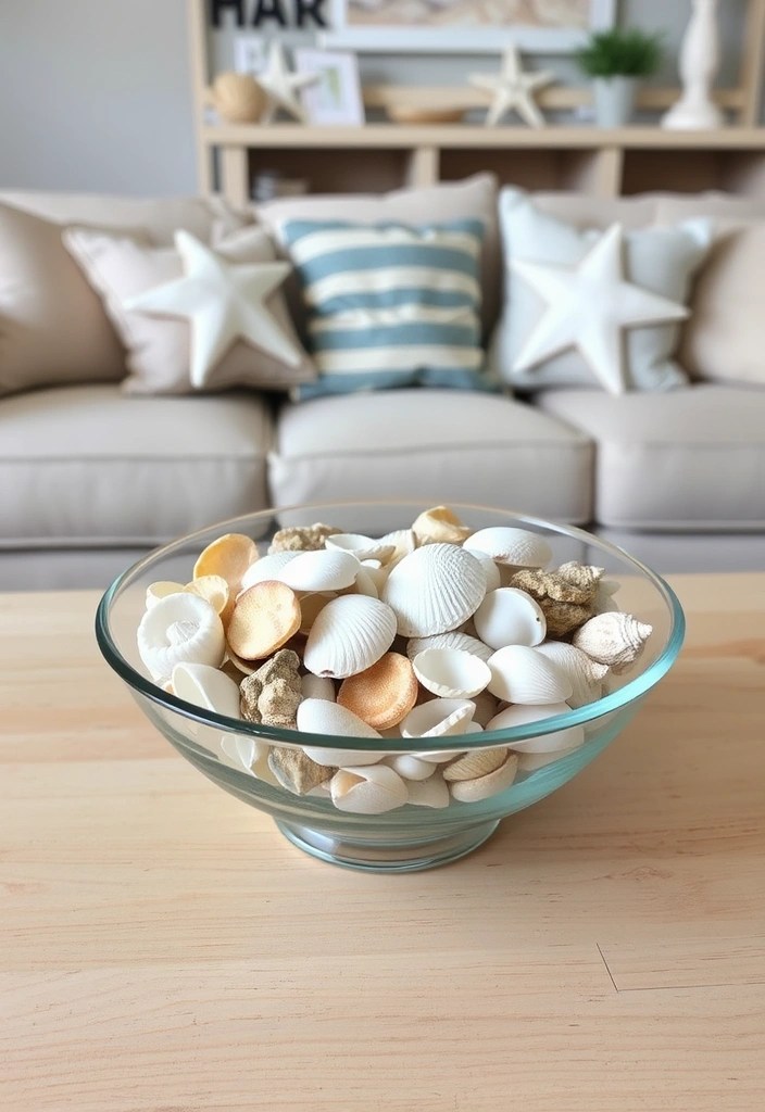 25 Stunning Beach Decor Ideas That’ll Transform Your Home into a Coastal Paradise! - 3. Seashell Accents