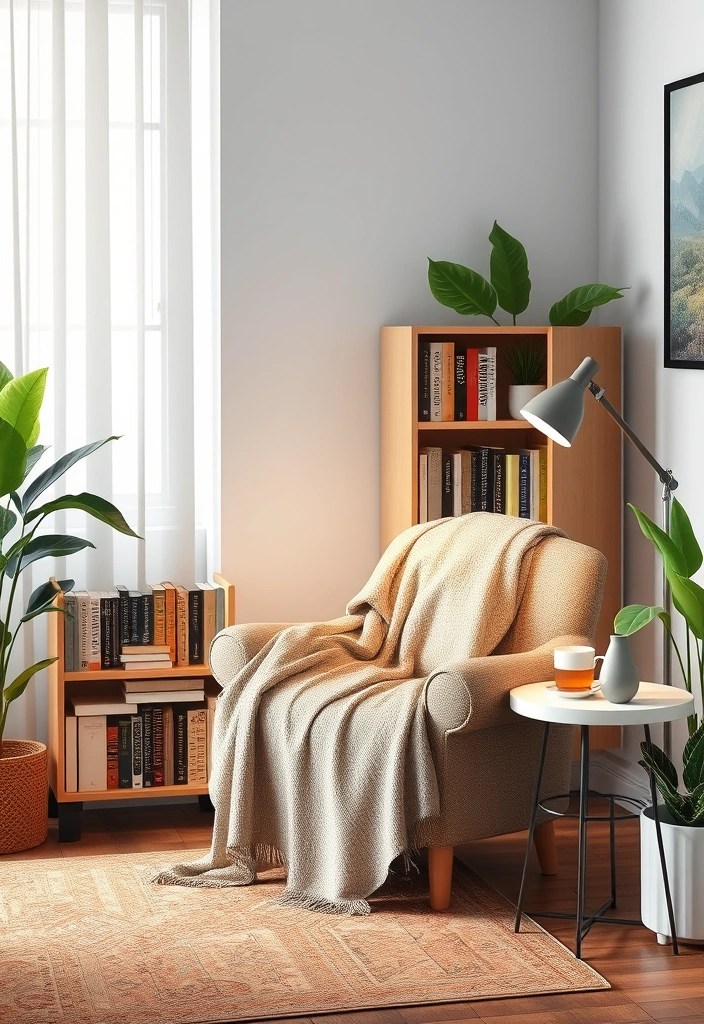 25 Stunning DIY Living Room Aesthetic Ideas That Will Make You Wish You Started Sooner! - 1. Create a Cozy Reading Nook