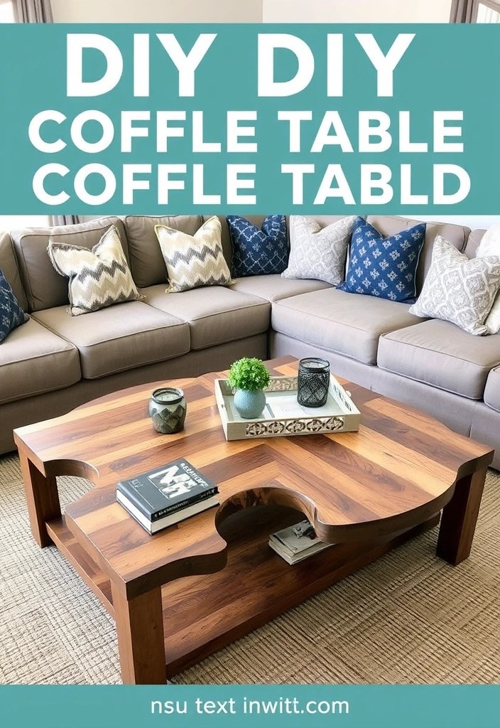 25 Stunning DIY Living Room Aesthetic Ideas That Will Make You Wish You Started Sooner! - 11. Create a DIY Coffee Table