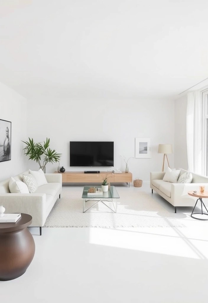 25 Stunning DIY Living Room Aesthetic Ideas That Will Make You Wish You Started Sooner! - 13. Opt for a Minimalist Approach