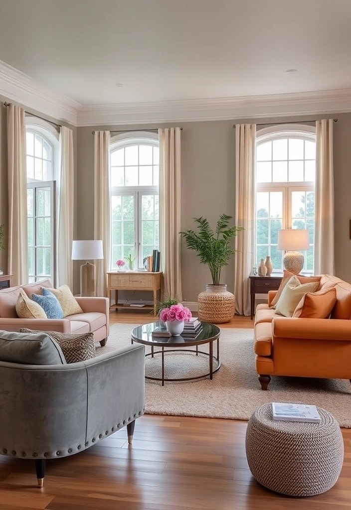 25 Stunning DIY Living Room Aesthetic Ideas That Will Make You Wish You Started Sooner! - 19. Use a Color Palette That Inspires