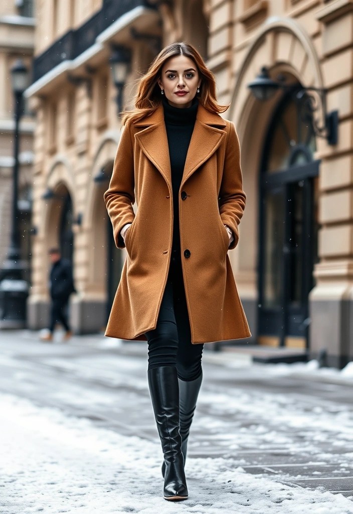 25 Stunning Winter Fashion Ideas That'll Keep You Cozy and Chic (Wait Until You See #15!) - 12. Classic Wool Coats