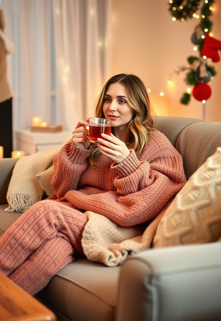 25 Stunning Winter Fashion Ideas That'll Keep You Cozy and Chic (Wait Until You See #15!) - 13. Cozy Loungewear Sets