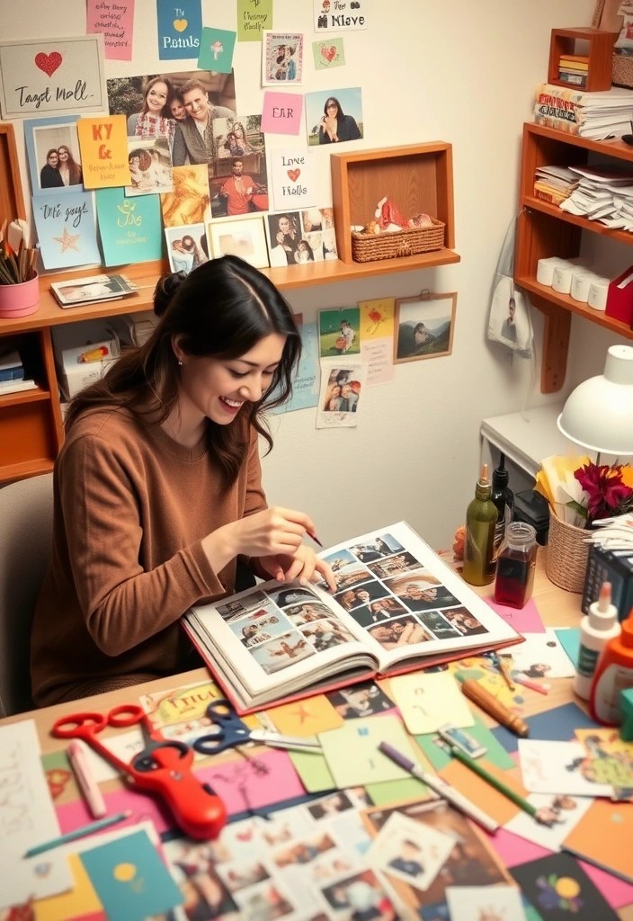 27 Unforgettable Date Night Ideas That Will Ignite Your Romance (You Won't Believe #15!) - 12. Create a Scrapbook of Your Memories