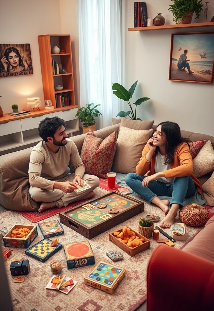 27 Unforgettable Date Night Ideas That Will Ignite Your Romance (You Won't Believe #15!) - 17. Host a Game Night