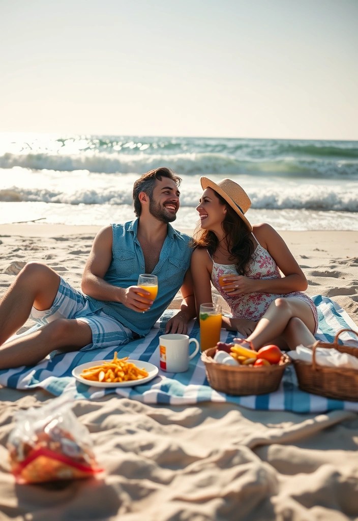 27 Unforgettable Date Night Ideas That Will Ignite Your Romance (You Won't Believe #15!) - 24. Spend a Day at the Beach