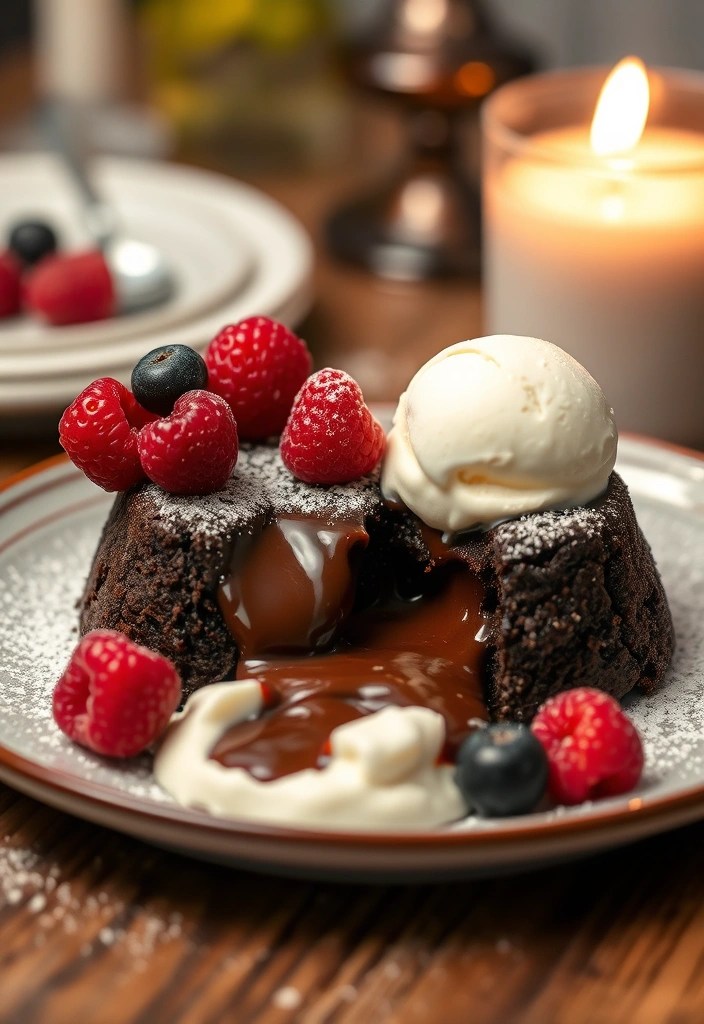 9 Flavorful Vegetarian Date Night Recipes That Even Meat Lovers Will Adore! - 9. Vegan Chocolate Lava Cake