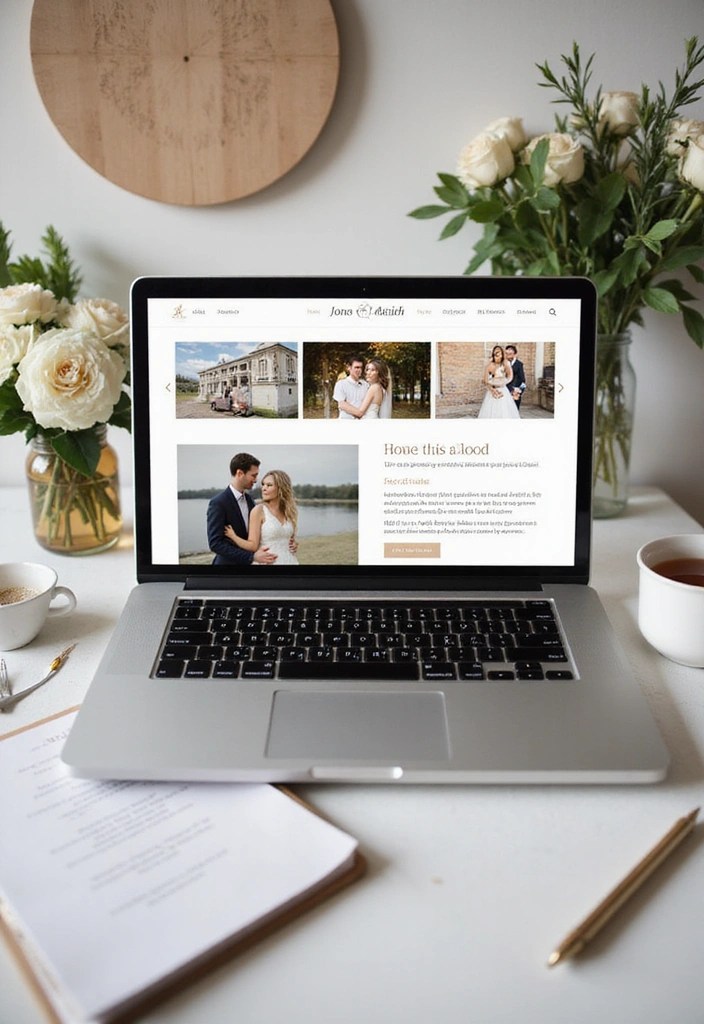 10 Essential Tips for Destination Wedding Planning That Will Make You Say 'I Do!' - 5. Create a Wedding Website