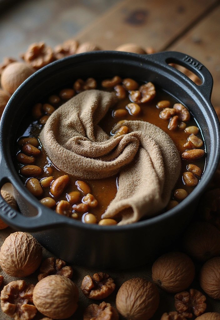 10 Incredible Natural Dyeing Methods You Never Knew Existed (Wait Until You See #4!) - 8. Black Walnut Dyeing